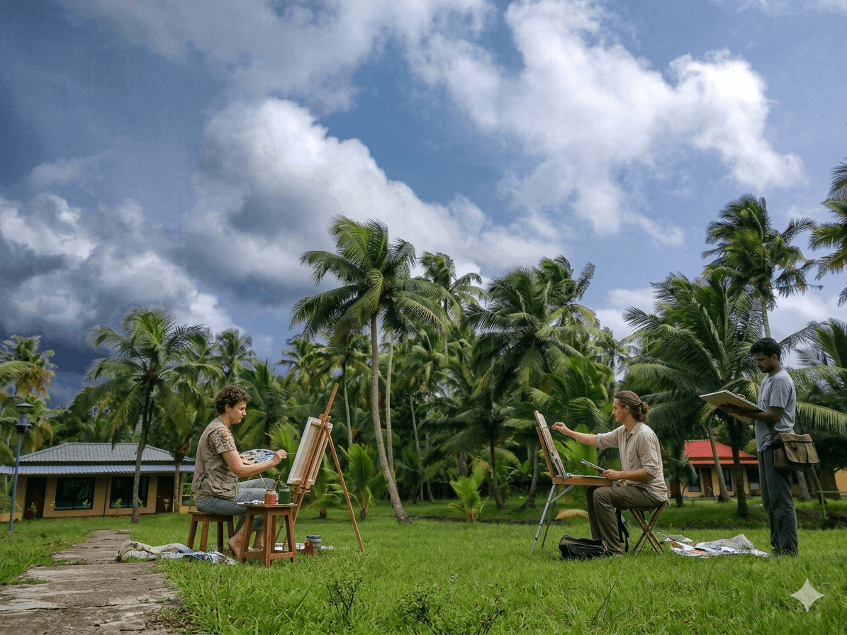 Budget Riverside Villa Kumarakom near KTDC, keralam
